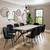 Monroe Puro Taupe Gloss Dining Table 180cm Length