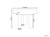 Cylindrical Dark Ash Wood Dining Table 120 cm Round