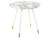 MDF Dining Table With White Marble Carrara Shade