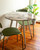 MDF Dining Table With White Marble Carrara Shade
