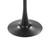 Saarinen Style Black Dining Table MDF Top 90cm