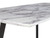 Extending Dining Table  Black/ White 160/200 cm 90 cm