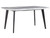 Extending Dining Table  Black/ White 160/200 cm 90 cm