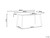 Extending Dining Table  Black/ White 160/200 cm 90 cm