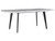 Extending Dining Table  Black/ White 160/200 cm 90 cm