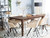 Navaro Brown Wood Dining Table 160 cm Length