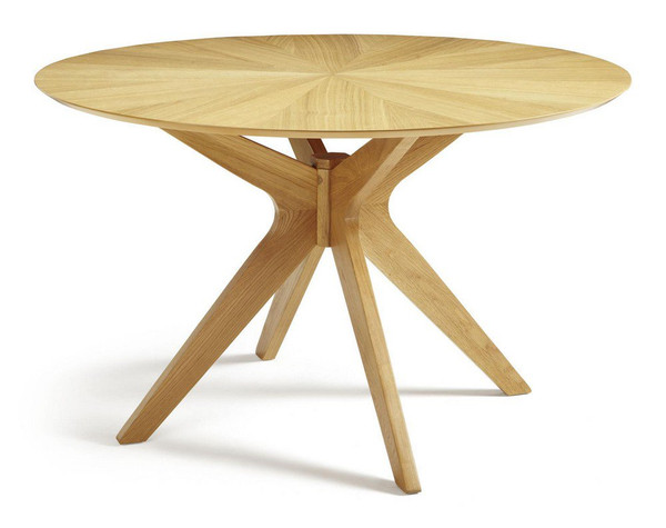 BEXLEY ROUND OAK DINING TABLE