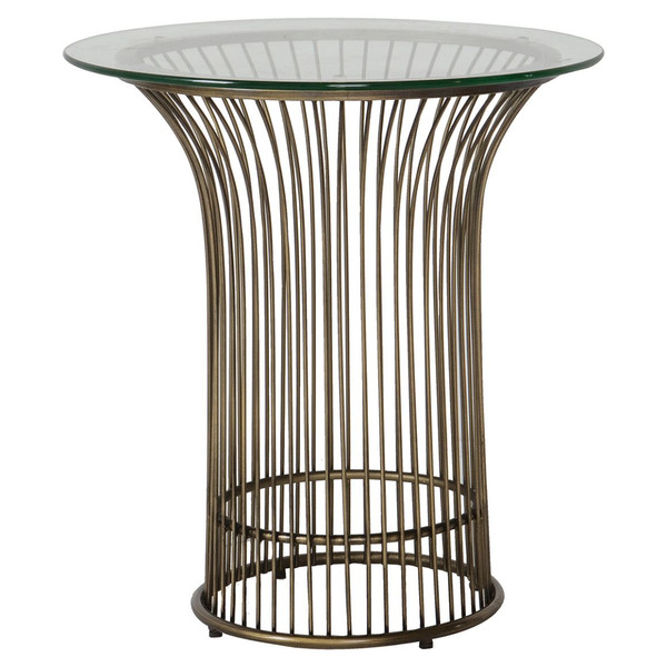 Zepplin Side Table Bronze