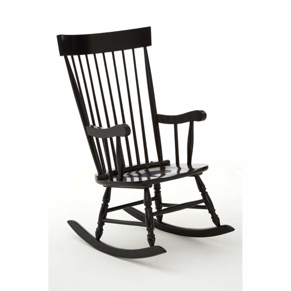 AMERICAN LADDER-BACK ROCKING CHAIR