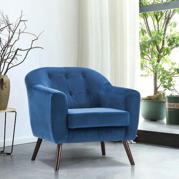 Bluebell Velvet Armchair