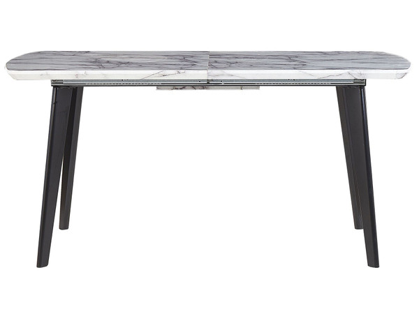 Extending Dining Table  Black/ White 160/200 cm 90 cm