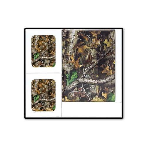 Realtree Advantage Timber Camo Memorial Box Set includes Guest Register Book with Funeral Stationery with matching Acknowledgements and Service Records BOX-413
