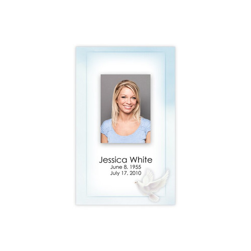 Lifetime Expressions Peaceful Dove Funeral Stationery Memorial Prayer Card Single LE155-PC Lifetime Expressions Peaceful Dove Funeral Stationery Memorial Prayer Card Single LE155-PC