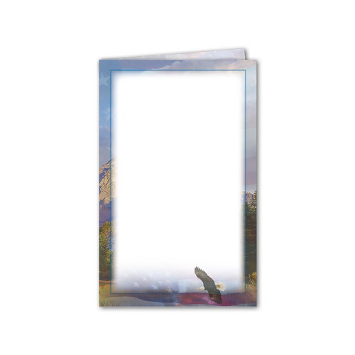 Lifetime Expressions American Freedom Funeral Stationery Memorial Church Bulletin Blank LE411-CB Lifetime Expressions American Freedom Funeral Stationery Memorial Church Bulletin Blank LE411-CB