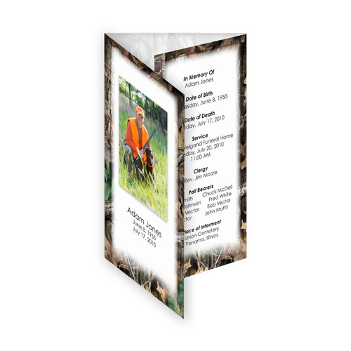 Lifetime Expressions Realtree Advantage Timber Camo Funeral Stationery Memorial Service Record Trifold Folder LE413-TF Lifetime Expressions Realtree Advantage Timber Camo Funeral Stationery Memorial Service Record Trifold Folder LE413-TF