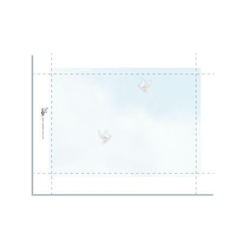 Lifetime Expressions Peaceful Dove Funeral Stationery Memorial Small Round Candle Card Kit Blank KIT-LE155-CS Lifetime Expressions Peaceful Dove Funeral Stationery Memorial Small Round Candle Card Kit Blank KIT-LE155-CS