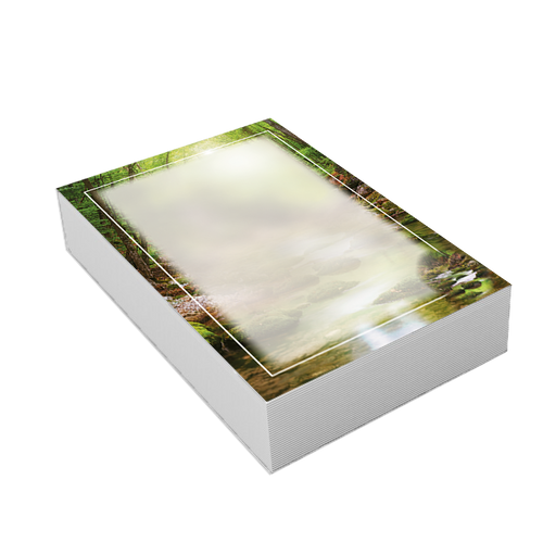 Lifetime Expressions Woodland Stream Funeral Stationery Memorial Interior Pages Kit KIT-LE902-INT Lifetime Expressions Woodland Stream Funeral Stationery Memorial Interior Pages Kit KIT-LE902-INT