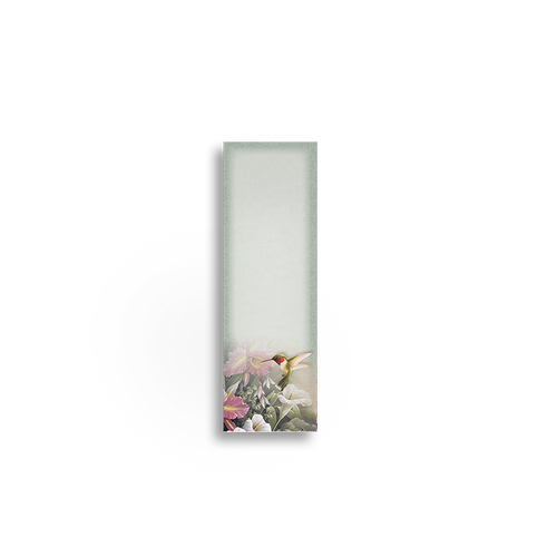 Lifetime Expressions Hummingbird Funeral Stationery Memorial Bookmark Blank Single LE313-BK Lifetime Expressions Hummingbird Funeral Stationery Memorial Bookmark Blank Single LE313-BK