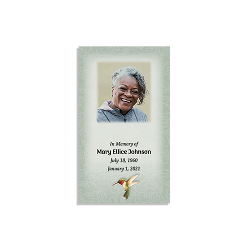 Lifetime Expressions Woodland Stream Funeral Stationery Memorial Prayer Card Single LE902-PC Lifetime Expressions Woodland Stream Funeral Stationery Memorial Prayer Card Single LE902-PC