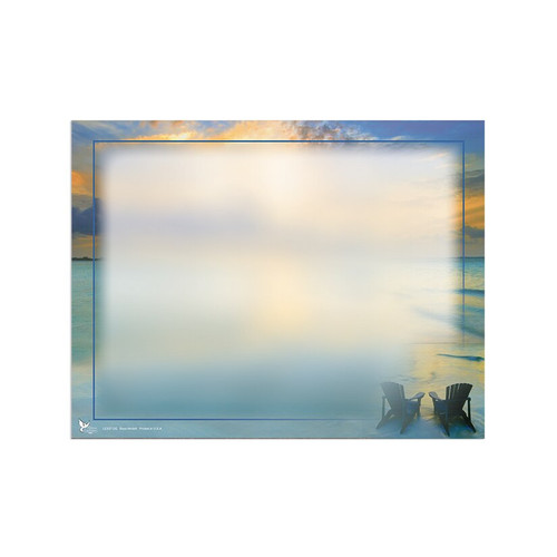 Lifetime Expressions  Beach Funeral Stationery Memorial Directory Sign Kit Blank KIT-LE337-DS Lifetime Expressions  Beach Funeral Stationery Memorial Directory Sign Kit Blank KIT-LE337-DS