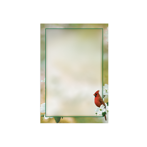 Lifetime Expressions Cardinal Funeral Stationery Memorial Interior Pages Single Page Kit KIT-LE907-INT Lifetime Expressions Cardinal Funeral Stationery Memorial Interior Pages Single Page Kit KIT-LE907-INT