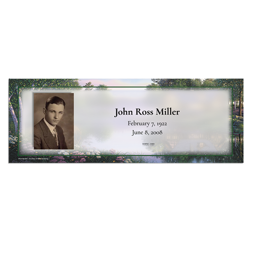 Lifetime Expressions Sweet Serenity Funeral Stationery Memorial Grave Marker Card Kit KIT-LE169-GM Lifetime Expressions Sweet Serenity Funeral Stationery Memorial Grave Marker Card Kit KIT-LE169-GM