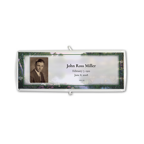 Lifetime Expressions Sweet Serenity Funeral Stationery Memorial Grave Marker Card Kit on another Style of Grave Marker KIT-LE469-GM Lifetime Expressions Sweet Serenity Funeral Stationery Memorial Grave Marker Card Kit on another Style of Grave Marker KIT-LE469-GM