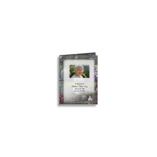Lifetime Expressions Sweet Serenity Funeral Stationery Memorial Service Record Folder LE471-SR Lifetime Expressions Sweet Serenity Funeral Stationery Memorial Service Record Folder LE471-SR