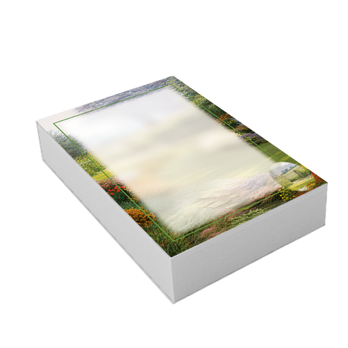 Lifetime Expressions Garden Edge Funeral Stationery Memorial Interior Pages Single Page Kit KIT-LE260-INT Lifetime Expressions Garden Edge Funeral Stationery Memorial Interior Pages Single Page Kit KIT-LE260-INT
