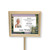 Lifetime Expressions Secret Garden Gazebo Funeral Stationery Memorial Directory Sign Kit with Metal Sign KIT-LE470-DS