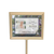 Lifetime Expressions Sanctuary Funeral Stationery Memorial Directory Sign Kit with Metal Sign KIT-LE471-DS