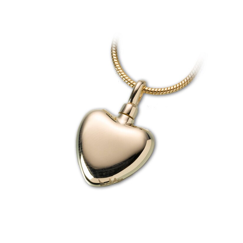 Small Heart Cremation Memorial Jewelry 