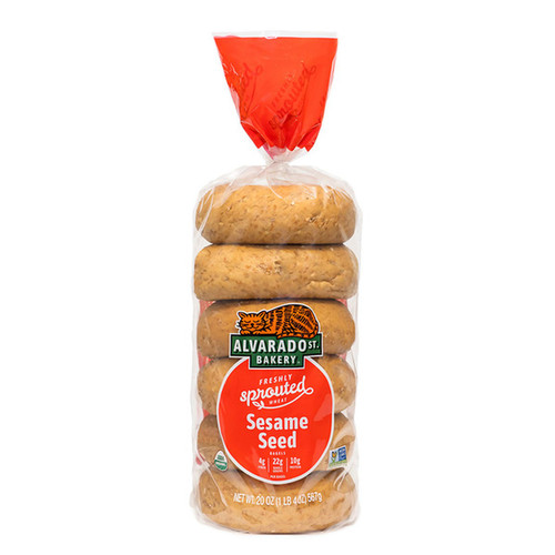 Sprouted Sesame Seed Bagel, Organic