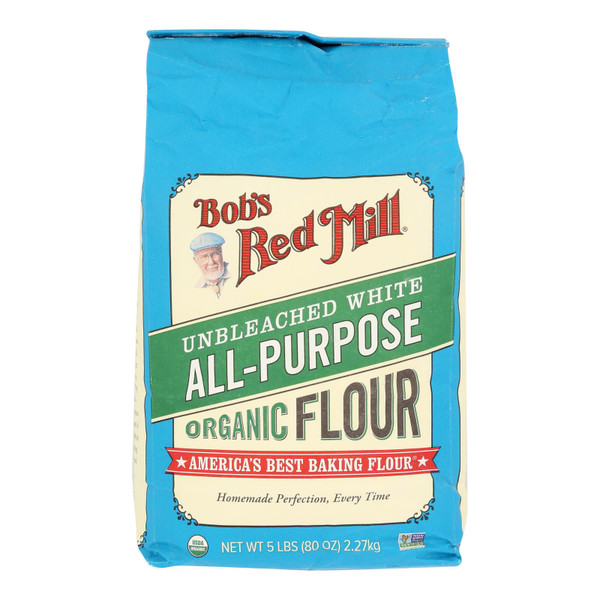 Bob's Red Mill - Flour Og2 All-purpose Wht - Cs Of 8-5 Lb