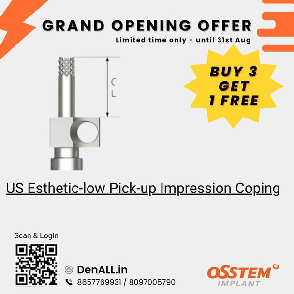 US Esthetic-low Pick-up Impression Coping - Qty Offer