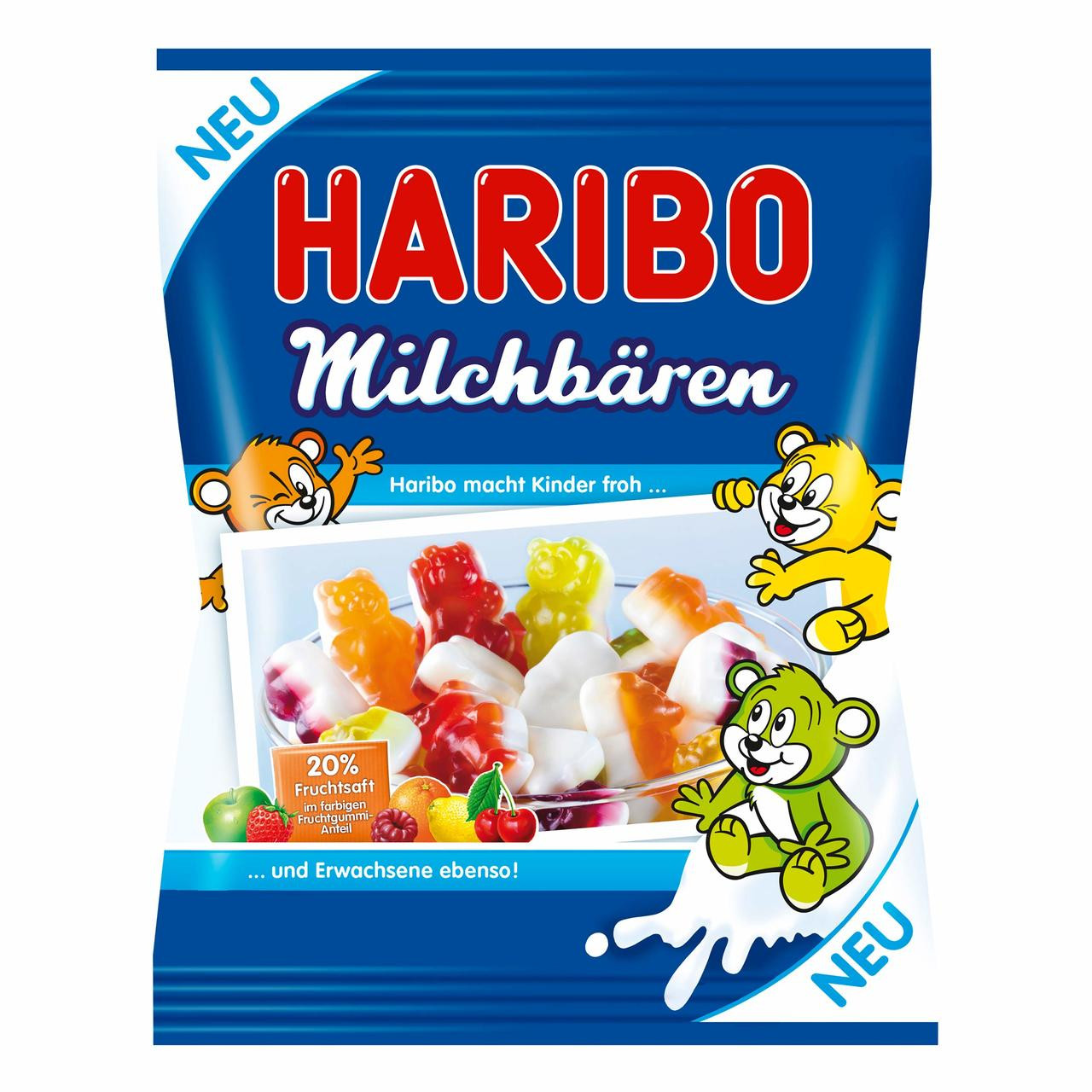 Haribo (Germany) Milchbaeren (Milkbears) 28/5.64 oz #19504