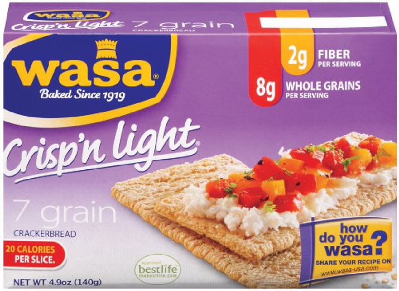 Wasa Crisp 'n Light 7 Grains Crispbread - Case Of 10/4.9 Oz : Target