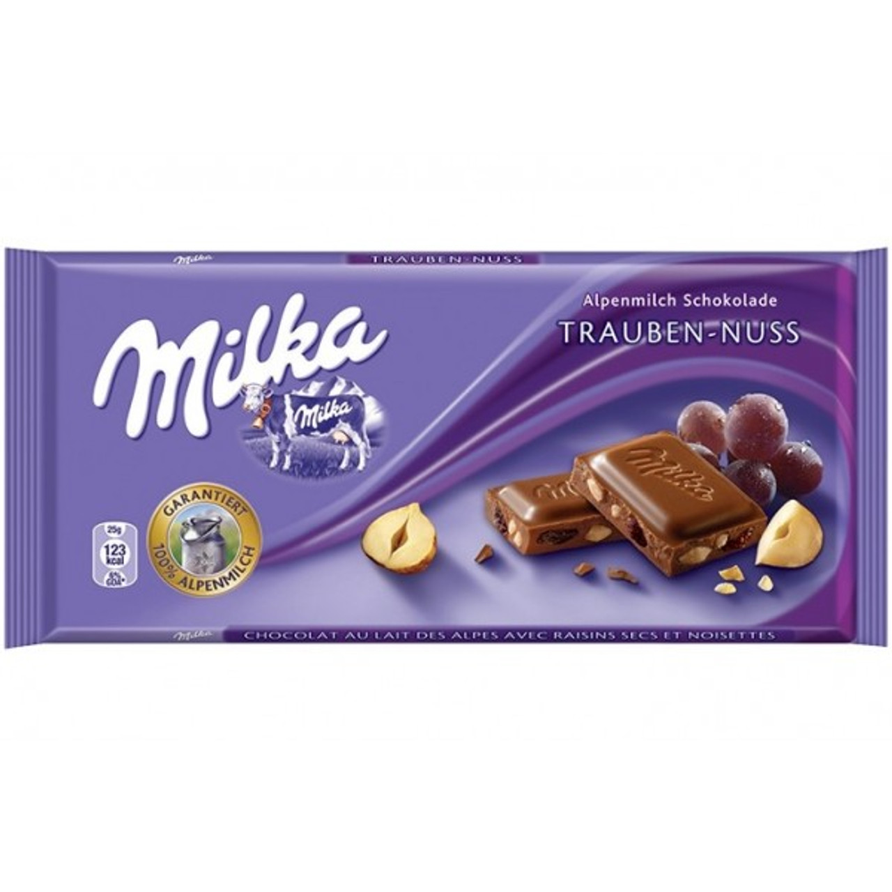 Milka Chocolate - Whole Hazelnuts - 100g