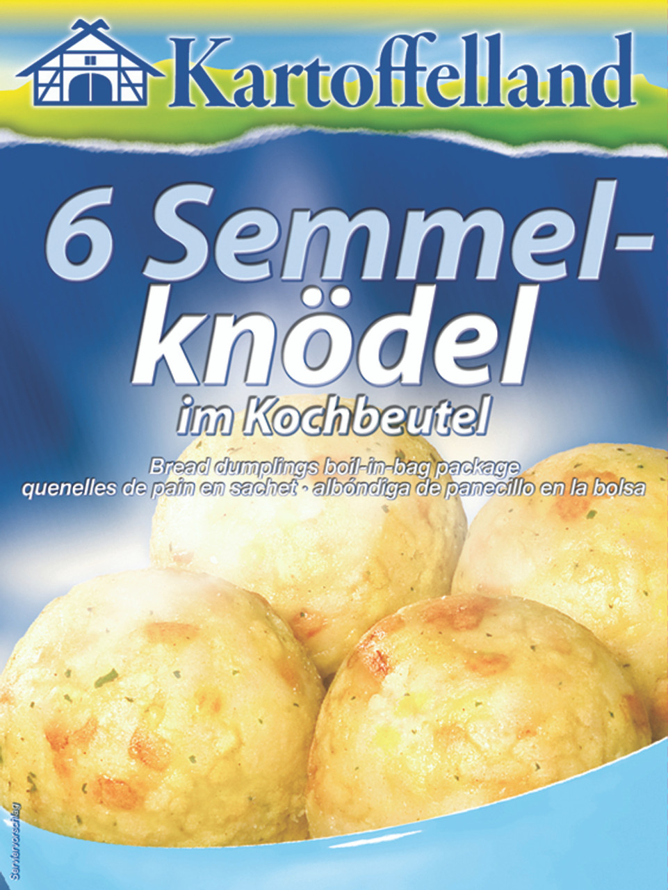 Mecklenburger Kueche 12 Mini Potato Dumplings Half&Half In Cooking Bag  7/7.1oz #30000