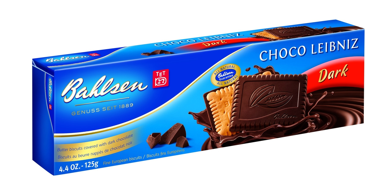 Bahlsen Leibniz Dark Chocolate Biscuits 12/4.4oz #10123