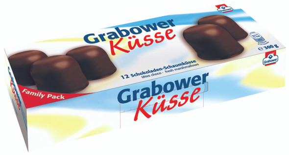 Grabower Chocolate Kisses 12pc 15/10.6oz #13356