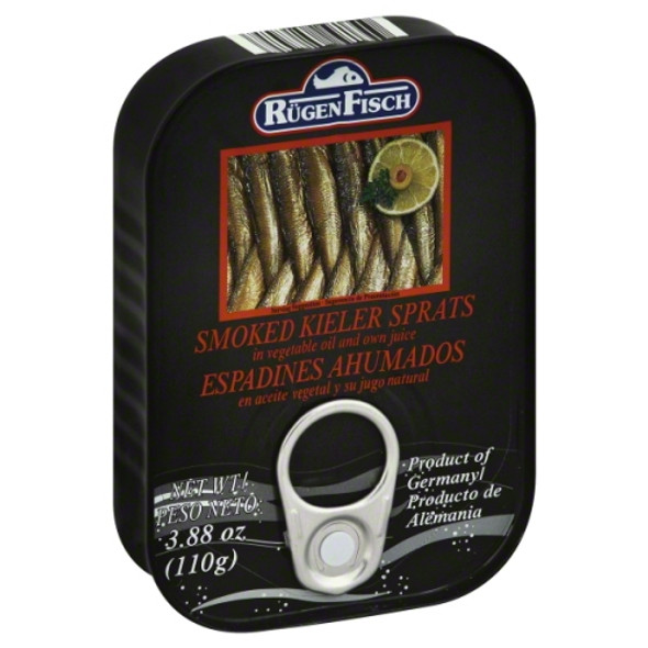 Ruegenfisch Smoked Kieler Sprats In Tin 10/3.88oz #13432