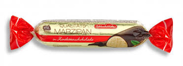 Schluckwerder Dark Chocolate Covered Marzipan Loaf Foil Medium 24/ 2.65oz 15207 # 13466