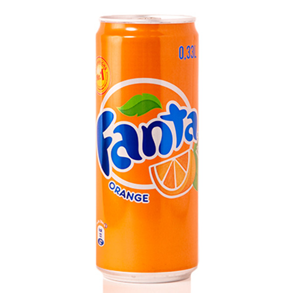 Fanta, Orange Soda Cans 24/.33ltr #18119
