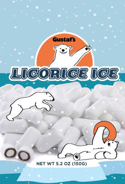 Gustaf's Licorice Ice Bags 12/4.0oz #18169