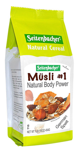 Seitenbacher Muesli SE715 #1, Natural Body Power 6/16oz #19636