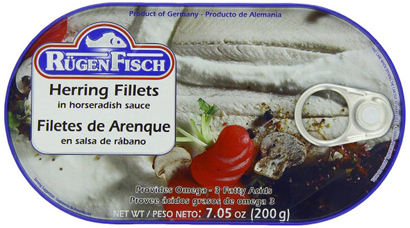 Ruegenfisch Herring In Horseradish Sauce 18/7.05oz #12171