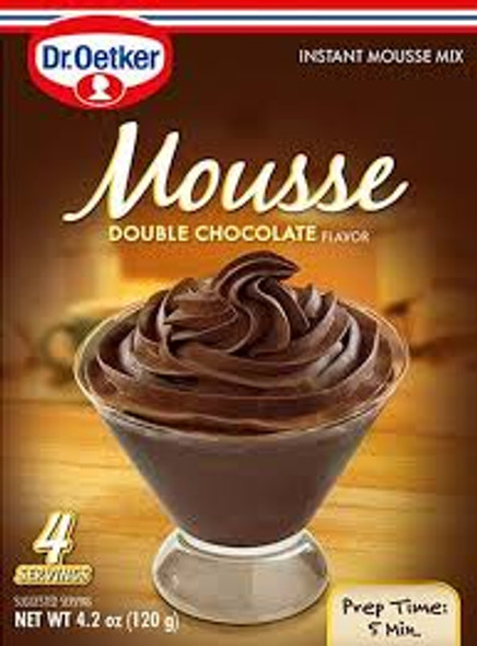 Dr. Oetker (Canada) Mousse Double Chocolate 12/4.2oz 12204  OETK14143 