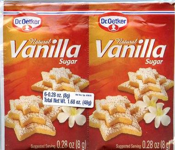 Dr. Oetker OETK11111  (Canada) Packets Natural Vanilla Sugar 3x2 pc 12/1.7oz #12207