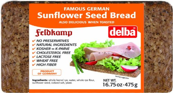 Delba 3-Grain Bread 12/16.75oz #12045 - IntermarketGourmet.com